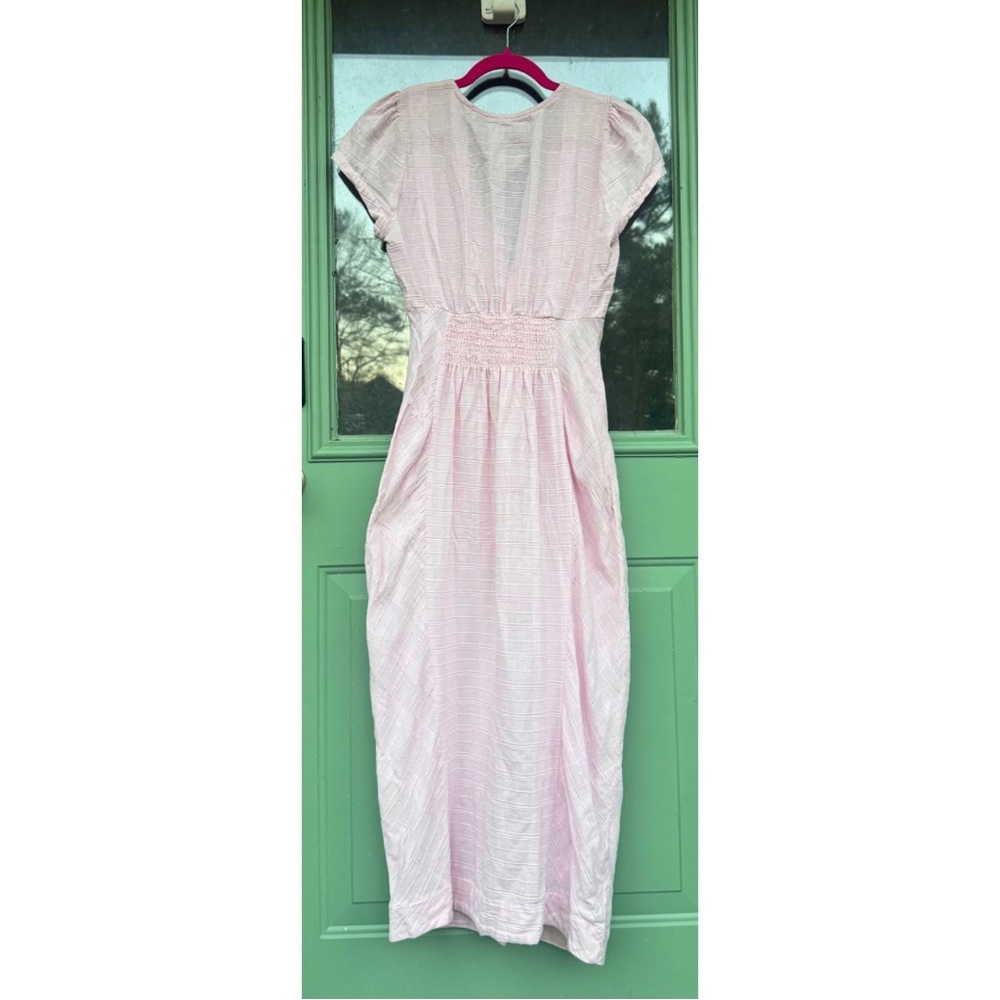 Free People Free-est New In Town Midi Dress Medium Pink Festival Bloom - Picture 12 of 16